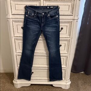 Miss Me Dark Blue Boot Cut Jeans